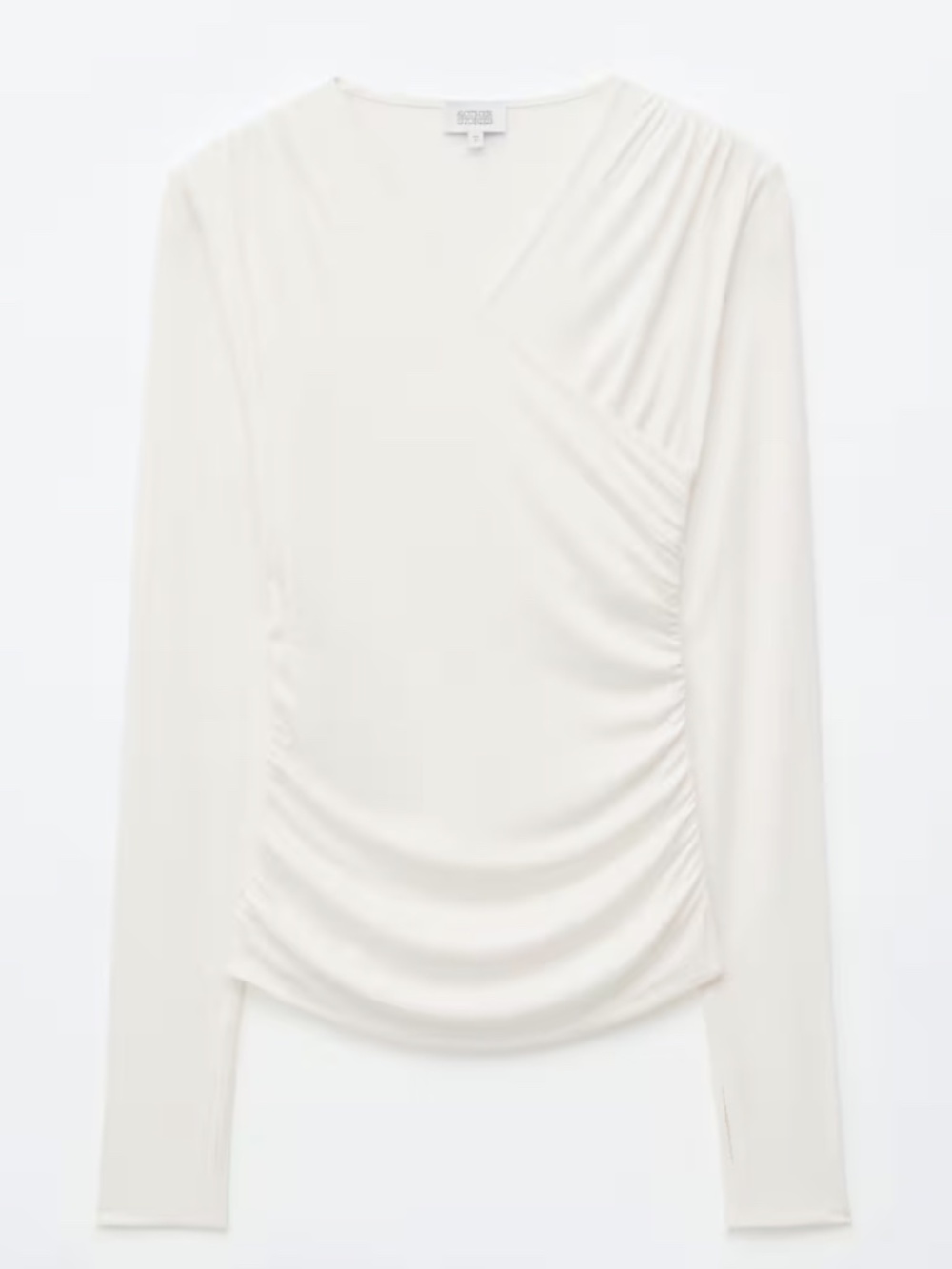 Modal Jersey Wrap Top - Picture 4 of 5